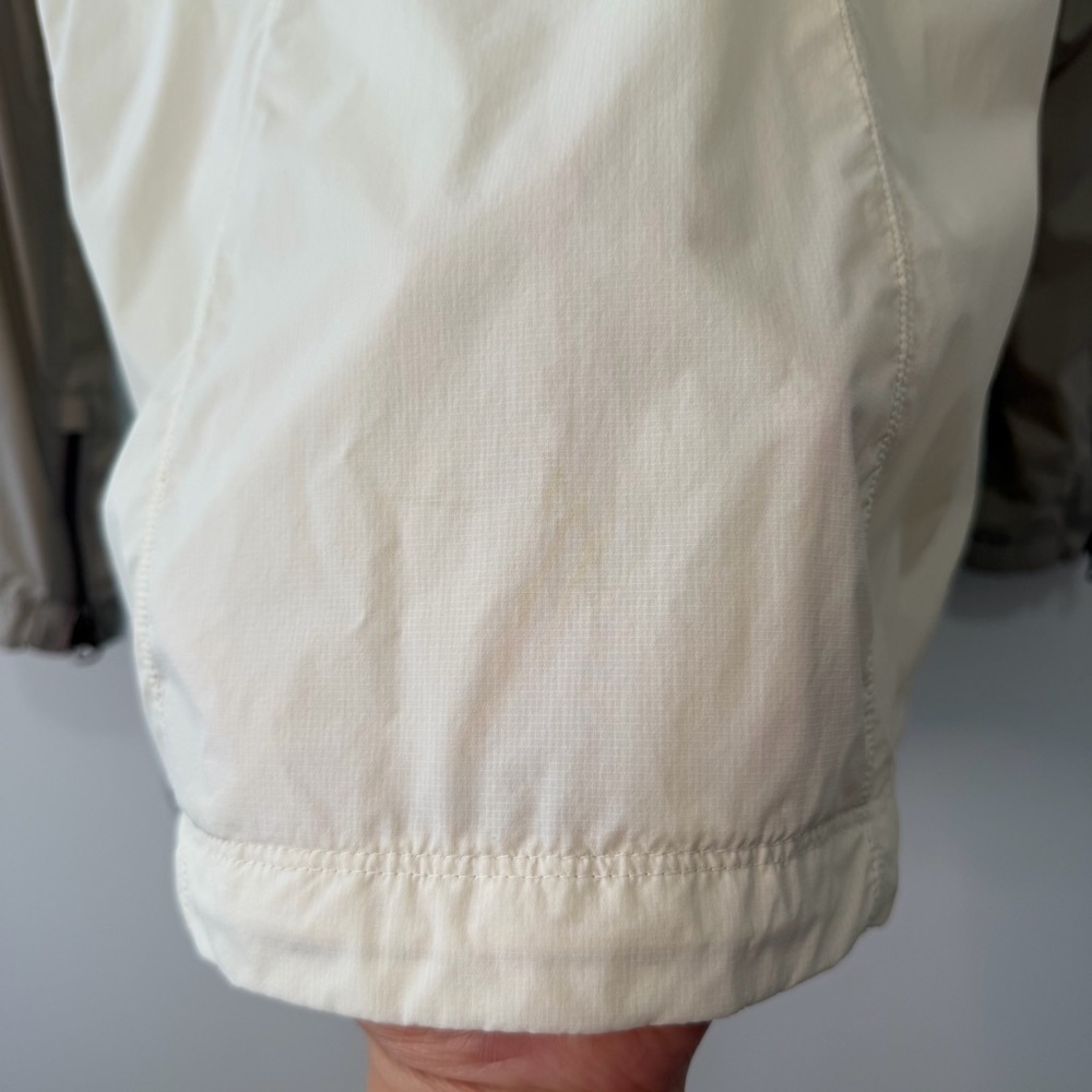 Icebreaker Affix Anorak Pullover Windbreaker Cream & Taupe Merino Wool Sz M - Picture 11 of 16